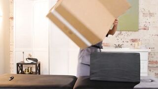 ALL CHICK STROKES - Hottie Cutie Casey Calvert Gets A Bolster Rubs By Cutie Masseuse April Olsen