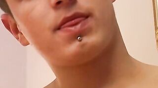 Milky cum releasing and a chill smoking by teen Pedro