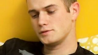 Chainsmoker Bryce Corbin lights up his favorite smoke and starts jerking off