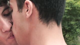 Beautiful latin studs Nicolas and Ayun intensely fucks each other