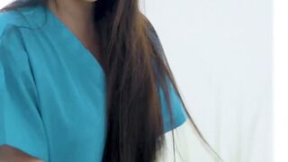 ALL SLUTS STROKES - Owner Lena Paul Tests Her Bombshell Masseuses By Getting The Full Service
