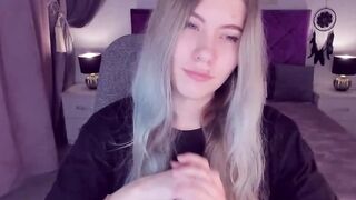 Tattooed busty teen flashes pussy
