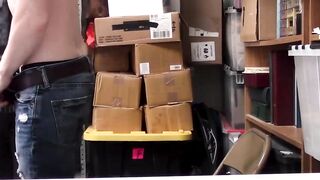 Perps4Sale.com - Hairy cocked Security Guard Ass Bangs a Sweet Thief