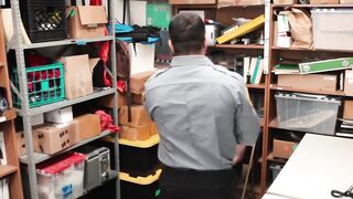Perps4Sale.com - Hairy cocked Security Guard Ass Bangs a Sweet Thief