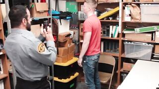 Perps4Sale.com - Hairy cocked Security Guard Ass Bangs a Sweet Thief
