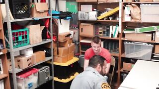 Perps4Sale.com - Hairy cocked Security Guard Ass Bangs a Sweet Thief