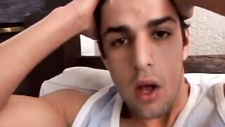 BareBrazil.com - Tattooed hunk Austin touches himself for his horny fans