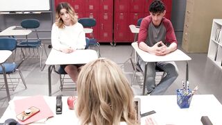 DEVILS VIDEO - Erotic mom Professor Rachael Cavalli Has 3Some With Her 18yo Students