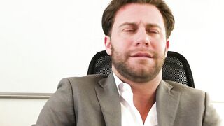 DEVILS SCENE - Lusty Assistant Gets Her Tight Asshole Plumbed InThe Office By Her Bosss Long Dick