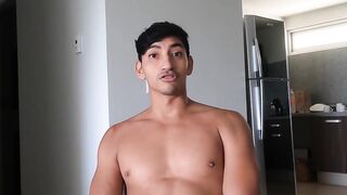 LatinoJuice.com - Curly Joe Dave masturbates his boyfriend and stepdads huge cocks at