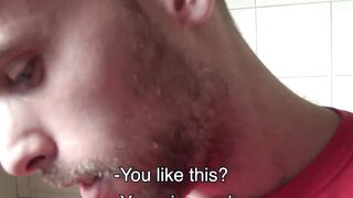 LatinoJuice.com - Hairy dude Willy licks every drop of my luscious cum after swallowi