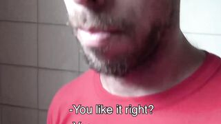 LatinoJuice.com - Hairy dude Willy licks every drop of my luscious cum after swallowi