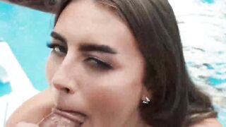 Thick Selina Bentz bends over to have her pussy penetrated deep