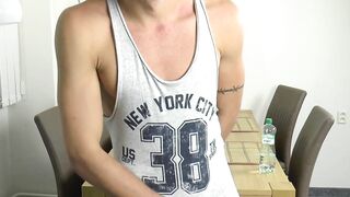 EastBoys Hairy muscle twink Will Banks shows dick