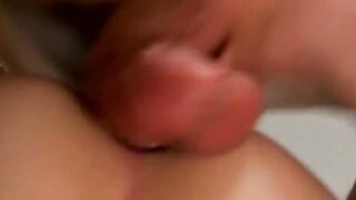 Before drilling him Skinny Twink performs blowjob and rimjob