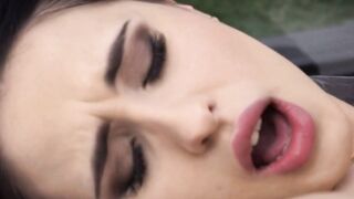 FOOTSIE BABES - Amazingly Hot Bombshell Alyssa Bounty Gets Her Crazy Sexy Foot Covered By Cum After sexy Pounded