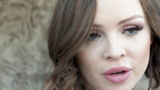 DEVILS VIDEO - Adorable Teens Dark Hair Aliya Brynn Gets Her Throat And Cunt Fuck By An Mature Man
