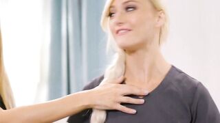 FANTASY GRIND - Great Morgan Rain Offer The Hottest HEAD And a sixty-nine While Her Boss Isnt Looking