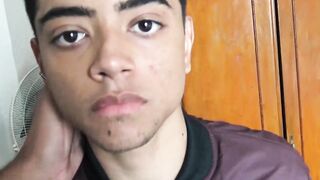 LatinoJuice.com - Cute dude Moises spread his legs and allowed me to explore his wet
