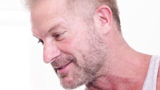 DaddiesPorno.com - Hunk Grex Dixxon invades his stepson Jack Waters hungry ass then c