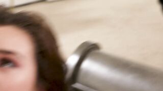 DEVILS VIDEO - Adorable Eighteen Exhibitionist Freya Parker Fucks Into Front Her Pervy Stepdad