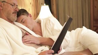 Horny young stud Cole Blue has a lot of energy to handle my big dick