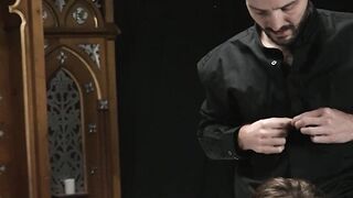 My divine body became a sacred offering for priest Tucker Barretts penis