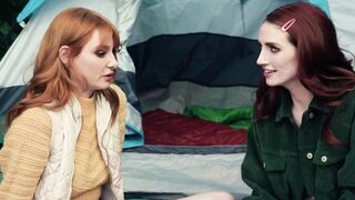 GIRLSWAY - Ginger Lacy Lennon  Her Goddess Next Door Have A Rough Hidden Affair During A Camping Trip