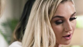 GIRLSWAY - Long-Hooters Kendra Sunderland Rough Hard three-Way Fucks Her Conscience Instead Of BFFs Fiance
