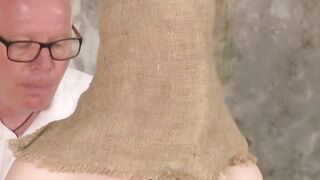 Sweet little Alex Faux endures the cane slapping in against his tight sack