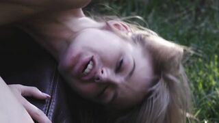 GIRLSWAY - Lonely Fem Dom Housewife Secretly Dominates Her Crazy Sexy Blonde Next Door Inside Her Backyard