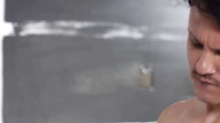 HETEROFLEXIBLE - Enzo Muller Helps Injured Buddy Nate Rose Jerking Off Ended Up Rides His Penis
