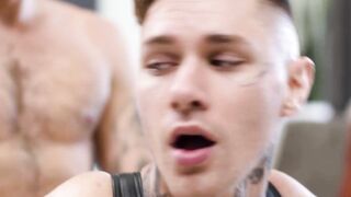 HETEROFLEXIBLE - Submissive Militarys Bubble Ass Gets Roughly Wrecked By His Heterosexual Officer
