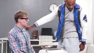 HETEROFLEXIBLE - Nerdy Twinkie Jack Bailey Is Rough Hard Gangbanged By The Football Team + CUM SHOWER
