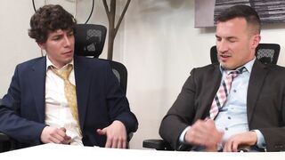 HETEROFLEXIBLE - Heterosexual Derek Kage Fucks Coworker Cristiano After Caught Jerking Off At His Break