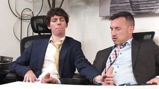 HETEROFLEXIBLE - Heterosexual Derek Kage Fucks Coworker Cristiano After Caught Jerking Off At His Break