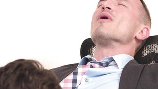 HETEROFLEXIBLE - Heterosexual Derek Kage Fucks Coworker Cristiano After Caught Jerking Off At His Break