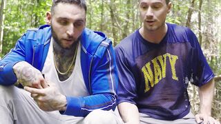 HETEROFLEXIBLE - Buds Skyy Knox  Tony DAngelo Make Excuses To Jerk Off  Try Anal On Camping Trip
