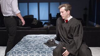 HETEROFLEXIBLE - Newly Graduated Twinkie Isaac Parker Seduces His Bae Silver Fox Professor Dale Savage