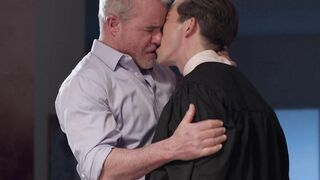 HETEROFLEXIBLE - Newly Graduated Twinkie Isaac Parker Seduces His Bae Silver Fox Professor Dale Savage