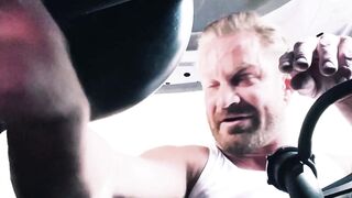 HETEROFLEXIBLE - Hunk Daddy Greg Dickson Bareback Fucks His Stuck Roommate Bruce Jones Super Booty