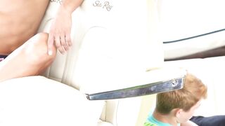 StepsonXXX.com - Muscled Jax Thirio sprays his cum on Jack and Skylers anticipating m