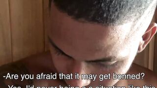LatinoJuice.com - Bronze skinned Marcus wanks my cock so I can squirt cum on his hand