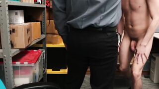 Perps4Sale.com - Slim twink thief drilled hard and ass pounded deep by thick dicked c