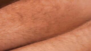 Handsome guy Andrew James shows off his balls and penis and wanks it to the end