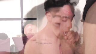 LatinoJuice.com - Latino twink Nate Wayne rides nerdy stud Vincent Landi dick