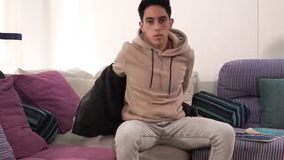 LatinoJuice.com - Latino twink Nate Wayne rides nerdy stud Vincent Landi dick