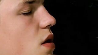 Chainsmoking cute twinks taboo desires while cockstroking