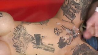 Cum hungry Girl at swinger group sex Calisi Ink