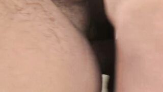 Bubble butt teen Ethan Storm rides thick throbbing cock hard